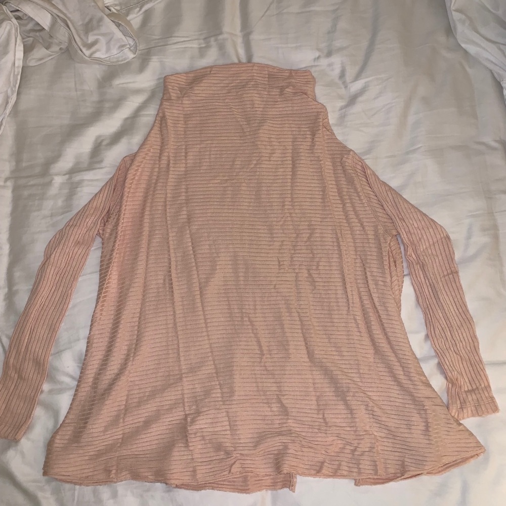 Free People Over sized plush pink top